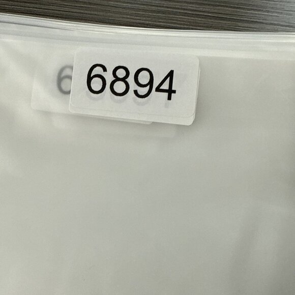 Susan Graver Womens Top Plus 3X Blue Green Puff Ruched Short Sleeves Liquid Knit - Picture 8 of 8